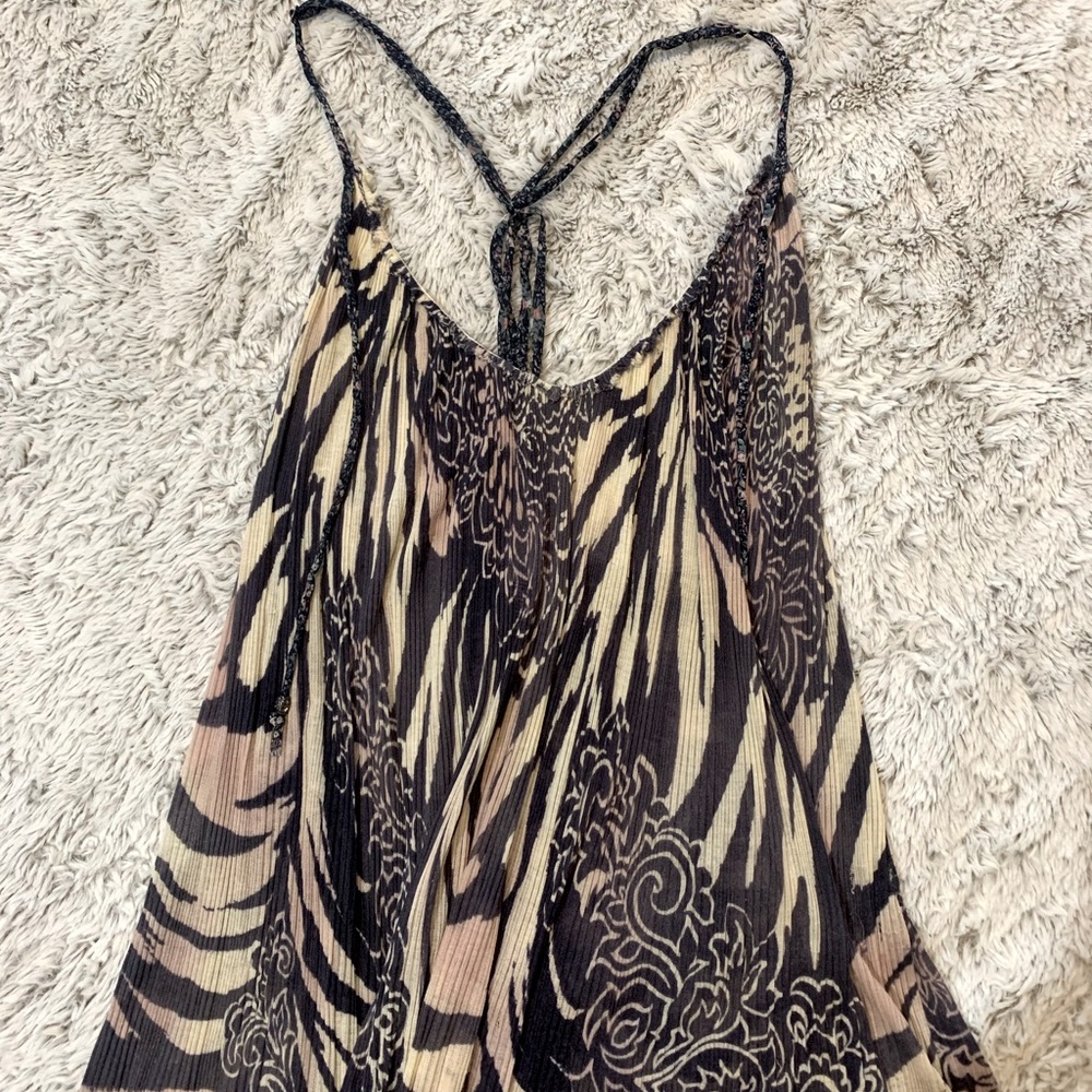 Free People Mixed Print Tank Top